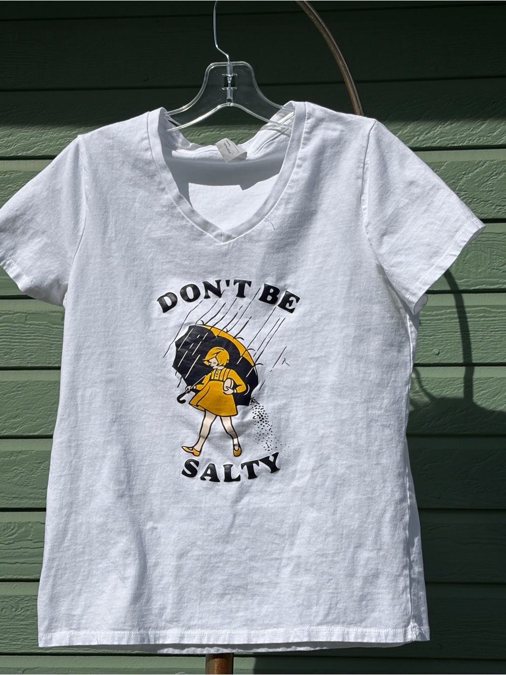 Don't Be Salty White Graphic Tee